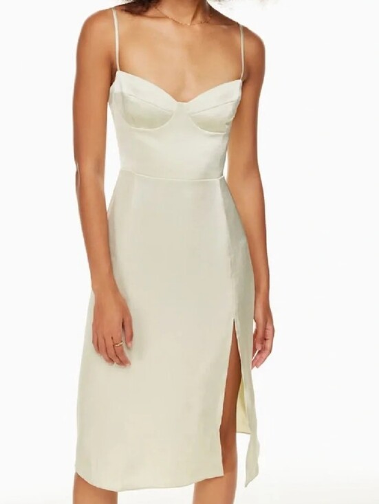Aritzia Dresses & Skirts - $128 WILFRED ARITZIA Rainwash Green Glaze Midi Dress